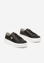 Sneakers Alb cu negru