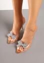 Pantofi stiletto Hanwen Culoarea șampaniei
