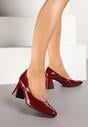 Pantofi cu toc Polotina Bordo