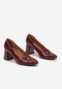 Pantofi cu toc Polotina Bordo