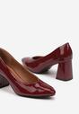 Pantofi cu toc Polotina Bordo