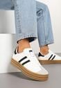 Sneakers Alb cu negru