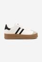 Sneakers Alb cu negru