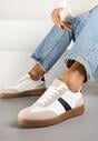 Sneakers Hanivra Alb cu negru