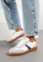 Sneakers Hanivra Alb cu bleumarin