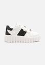 Sneakers Eleanilia Alb cu negru
