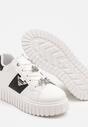 Sneakers Eleanilia Alb cu negru