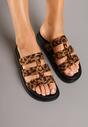 Papuci Fonitia Imprimeu leopard