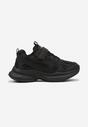 Czarne Buty Sportowe Sneakersy Ozdobione Cyrkoniami Morriti