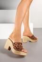 Papuci Arlexia Imprimeu leopard