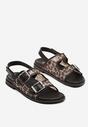 Sandale Aworna Imprimeu leopard