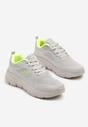 Szare Siateczkowe Buty Sportowe Sneakersy na Piankowej Podeszwie Aridanor