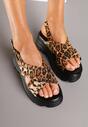 Sandale Gonandra Imprimeu leopard