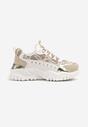 Sneakers Gonavielle Alb cu bej