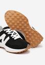 Czarne Sneakersy Ozdobione Geometrycznym Wzorem Hirreti