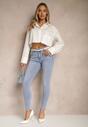 Niebieskie Jeansy Skinny High Waist z Efektem Push-Up Ulivena