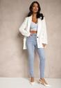 Niebieskie Jeansy Skinny High Waist Asneria