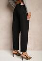 Czarne Jeansy Mom Fit High Waist Ivelapis
