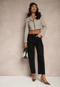 Czarne Jeansy Mom Fit High Waist Ivelapis