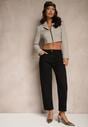 Czarne Jeansy Mom Fit High Waist Ivelapis