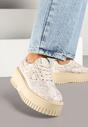 Sneakers Halinea Print piele de șarpe