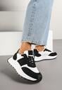 Czarne Sneakersy w Streetwearowym Stylu na Platformie Nonarisa