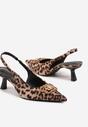Pantofi cu toc Tirreina Imprimeu leopard