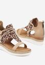 Sandale Imprimeu leopard