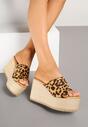 Papuci Imprimeu leopard
