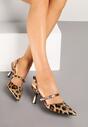 Pantofi stiletto Villexia Imprimeu leopard