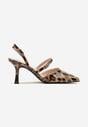 Pantofi stiletto Villexia Imprimeu leopard