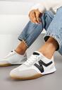 Sneakers Tanelis Alb cu negru