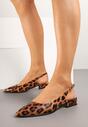 Pantofi cu toc Eveltia Imprimeu leopard