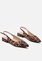 Pantofi cu toc Eveltia Imprimeu leopard