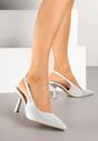 Pantofi stiletto Arnora Argintii