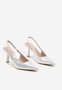 Pantofi stiletto Arnora Argintii