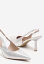 Pantofi stiletto Arnora Argintii