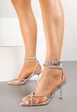 Pantofi stiletto Balaa Argintii