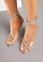 Pantofi stiletto Balaa Argintii