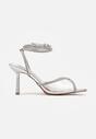 Pantofi stiletto Balaa Argintii