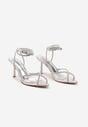 Pantofi stiletto Balaa Argintii
