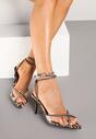 Pantofi stiletto Balaa Imprimeu leopard