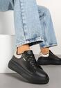Sneakers Alirisa Negru cu argintiu