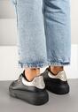 Sneakers Alirisa Negru cu argintiu