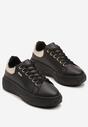 Sneakers Alirisa Negru cu argintiu