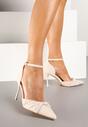 Pantofi stiletto Olinora Bej