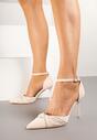 Pantofi stiletto Olinora Bej