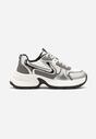 Sneakers Parinella Alb cu argintiu