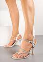 Pantofi stiletto Wanilia Argintii