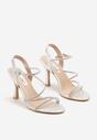 Pantofi stiletto Wanilia Argintii